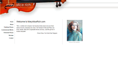 Desktop Screenshot of maryalicerich.com